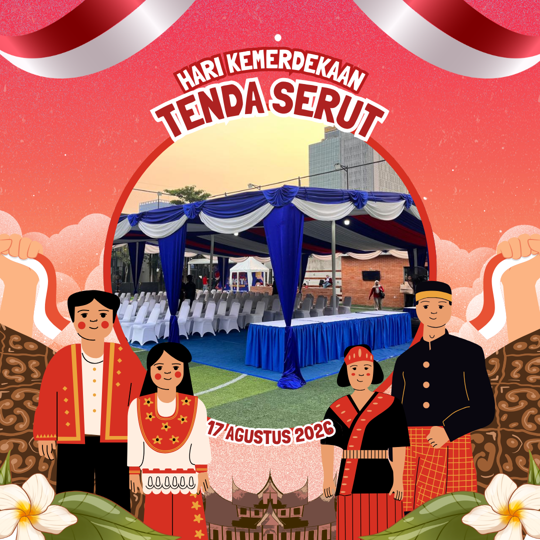 Jasa Sewa Tenda Serut Custom Event Bekasi