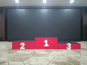 Sewa Podium Juara Event Custom Simple Terdekat 