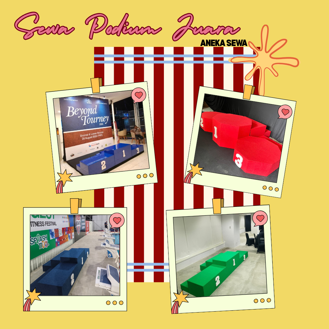 Sewa Podium Juara Simple Bekasi