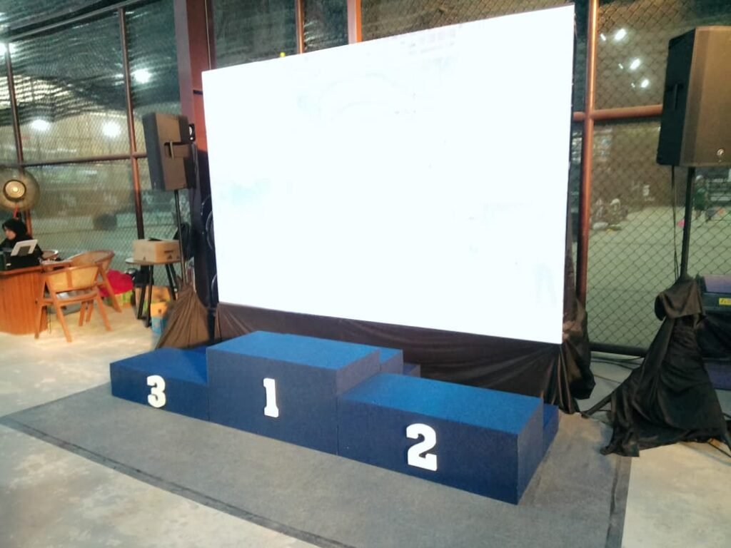 Sewa Podium Juara Custom Simple Jakarta