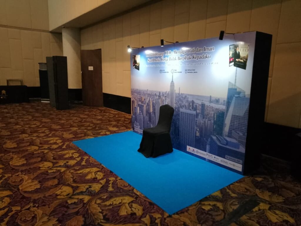 Jasa Sewa Backdrop Custom Simple Event